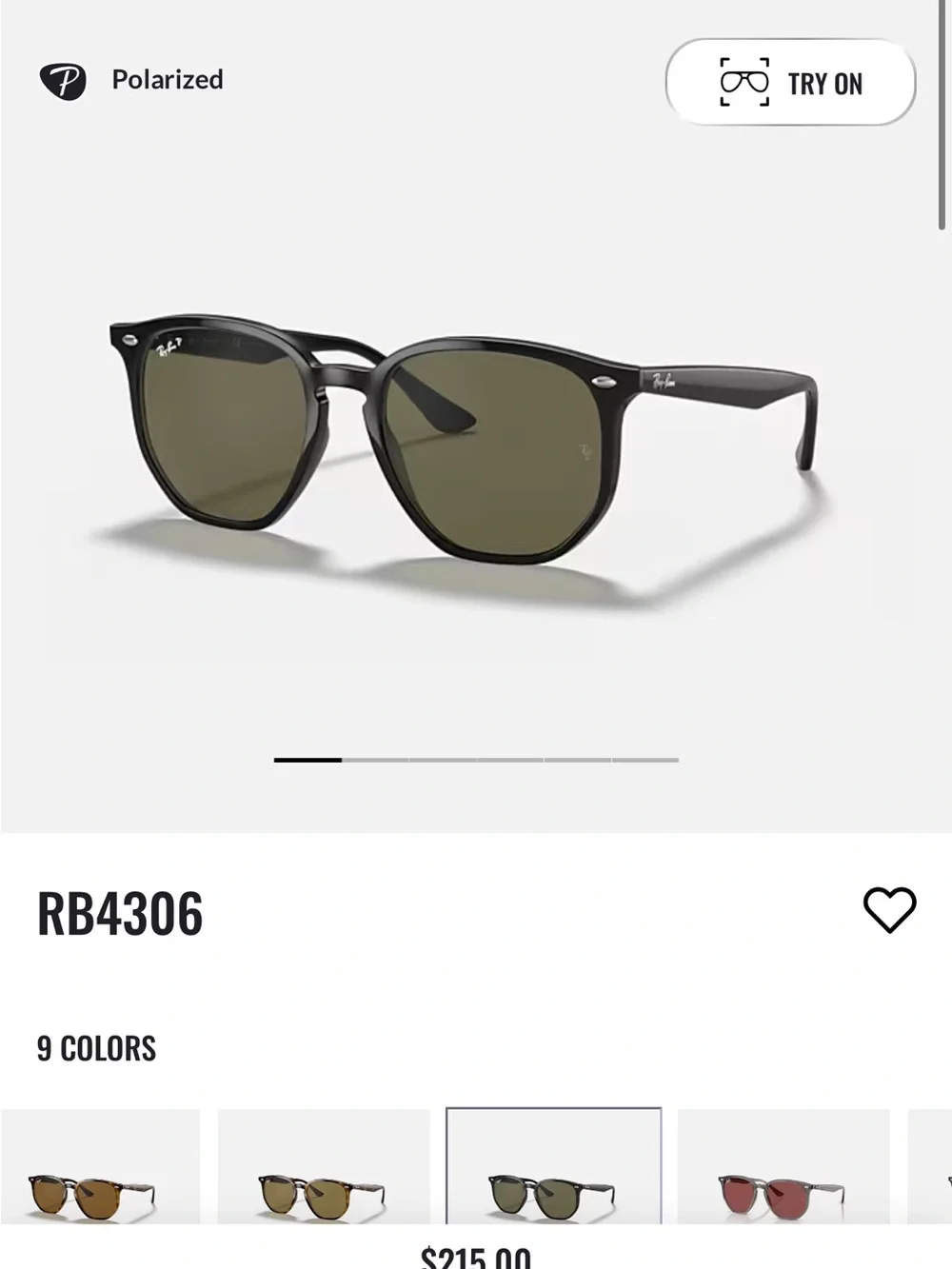 Ray-Ban Pink Transparent Frame Polarized Sunglasses
